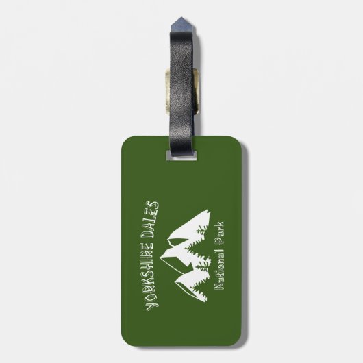 Étiquette À Bagage Parc national de Yorkshire Dales (Dos Vertical)