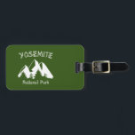Étiquette À Bagage Parc national de Yosemite<br><div class="desc">Yosemite est l'un des joyaux de la couronne du système du Parc National. Montrez votre amour et votre passion pour Yosemite !</div>