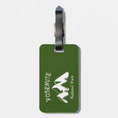 Étiquette À Bagage Parc national de Yosemite (Dos Vertical)