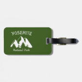 Étiquette À Bagage Parc national de Yosemite (Dos horizontal)