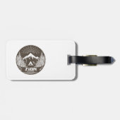 Étiquette À Bagage Parc national de Zion (Dos horizontal)