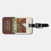 Étiquette À Bagage Parc national de Zion | Les Étroits (Devant horizontal)