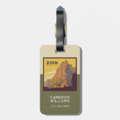 Étiquette À Bagage Parc national de Zion | Ram (Dos Vertical)