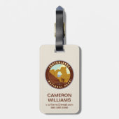 Étiquette À Bagage Parc national des Canyonlands (Dos Vertical)