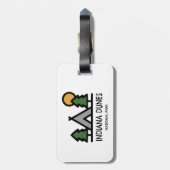 Étiquette À Bagage Parc national des dunes d'Indiana (Dos Vertical)