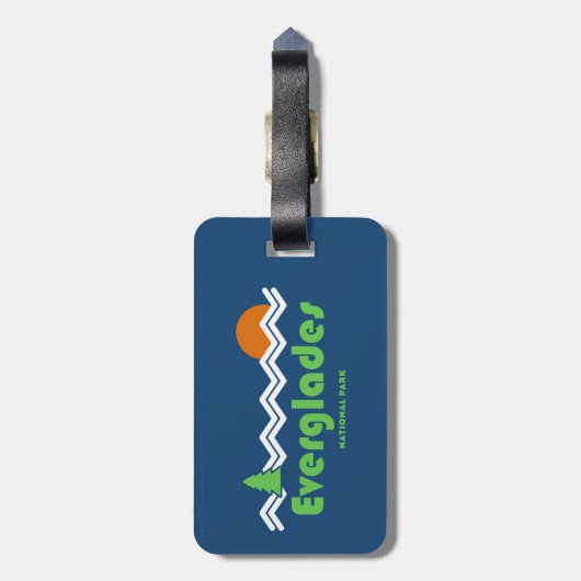 Étiquette À Bagage Parc national des Everglades (Dos Vertical)
