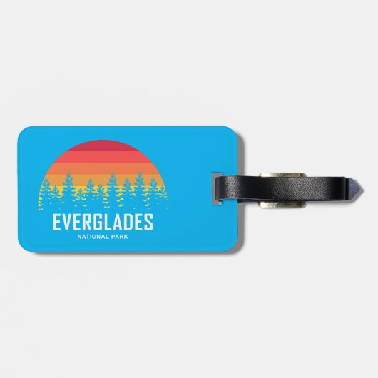 Étiquette À Bagage Parc national des Everglades (Dos horizontal)