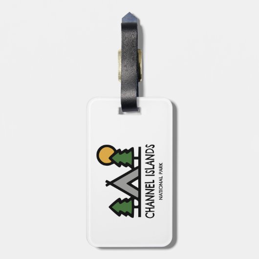 Étiquette À Bagage Parc national des îles Channel (Dos Vertical)