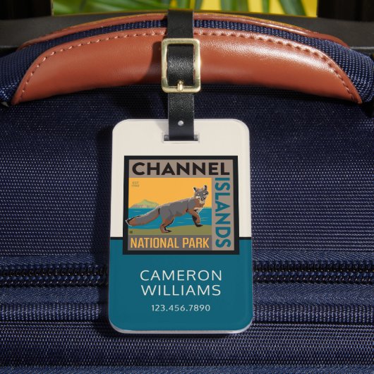 Étiquette À Bagage Parc national des îles Channel | Fox (Insitu Rectoal 2)