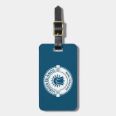 Étiquette À Bagage Parc national des Îles Vierges Sun Trees (Devant Vertical)