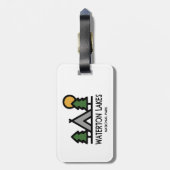 Étiquette À Bagage Parc national des Lacs-Waterton (Dos Vertical)