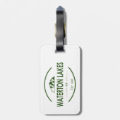 Étiquette À Bagage Parc national des Lacs-Waterton (Dos Vertical)