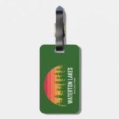 Étiquette À Bagage Parc national des Lacs-Waterton (Dos Vertical)