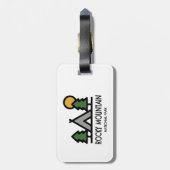 Étiquette À Bagage Parc national des Rocheuses (Dos Vertical)