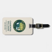 Étiquette À Bagage Parc national des sources chaudes (Devant horizontal)