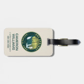 Étiquette À Bagage Parc national des sources chaudes (Dos horizontal)