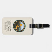 Étiquette À Bagage Parc national des volcans d'Hawaii (Devant horizontal)