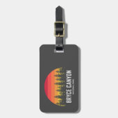 Étiquette À Bagage Parc national du Bryce Canyon (Devant Vertical)