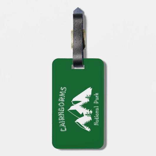 Étiquette À Bagage Parc national du Caire Ecosse (Dos Vertical)