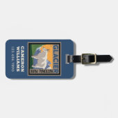 Étiquette À Bagage Parc national du Glacier | Chèvre (Devant horizontal)