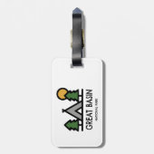 Étiquette À Bagage Parc national du Grand Bassin (Dos Vertical)