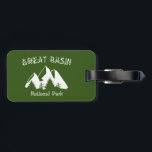 Étiquette À Bagage Parc national du Grand Bassin<br><div class="desc">Du sommet de Wheeler Peak,  de 4 000 pieds,  aux contreforts couverts de sauge,  le parc national Great Basin du Nevada capture la magnifique diversité de la région du Grand Bassin.</div>