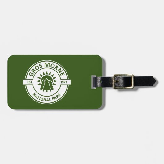 Étiquette À Bagage Parc national du Gros Morne (Devant horizontal)