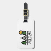 Étiquette À Bagage Parc national du lac Clark (Devant Vertical)