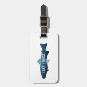 Étiquette À Bagage Parc national du lac Louise Banff Poissons (Devant Vertical)