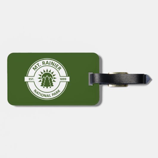 Étiquette À Bagage Parc national du Mont-Rainier (Dos horizontal)
