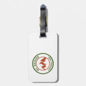 Étiquette À Bagage Parc national du Mont-Rainier (Dos Vertical)