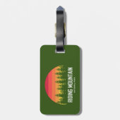 Étiquette À Bagage Parc national du Mont-Riding (Dos Vertical)