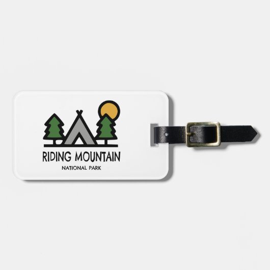 Étiquette À Bagage Parc national du Mont-Riding (Devant horizontal)