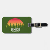 Étiquette À Bagage Parc national Exmoor (Devant horizontal)