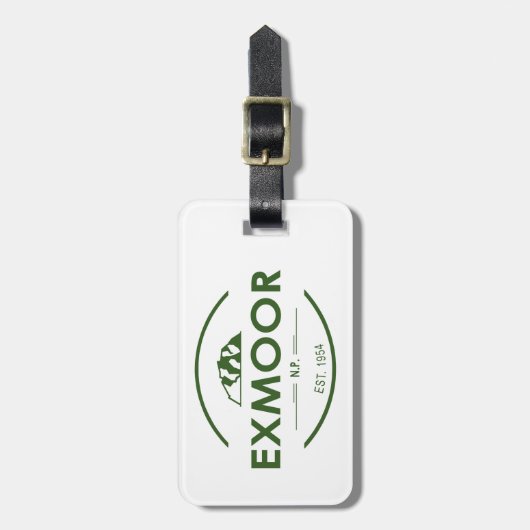 Étiquette À Bagage Parc national Exmoor (Devant Vertical)
