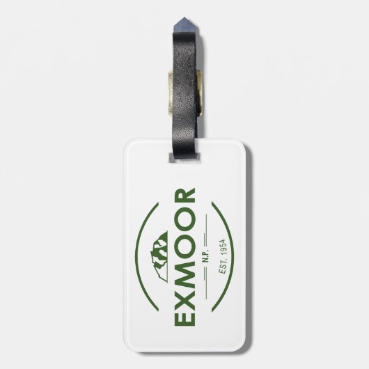 Étiquette À Bagage Parc national Exmoor (Dos Vertical)