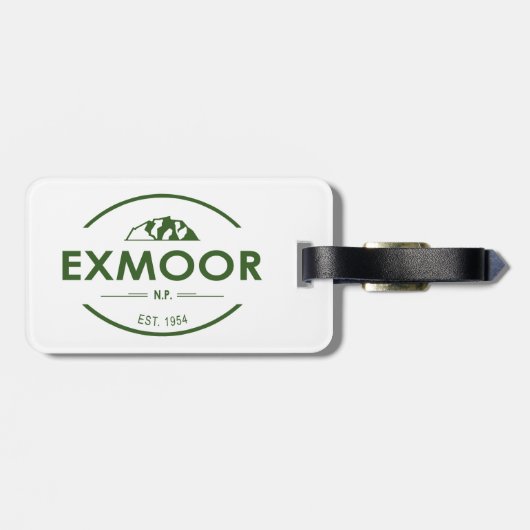 Étiquette À Bagage Parc national Exmoor (Dos horizontal)