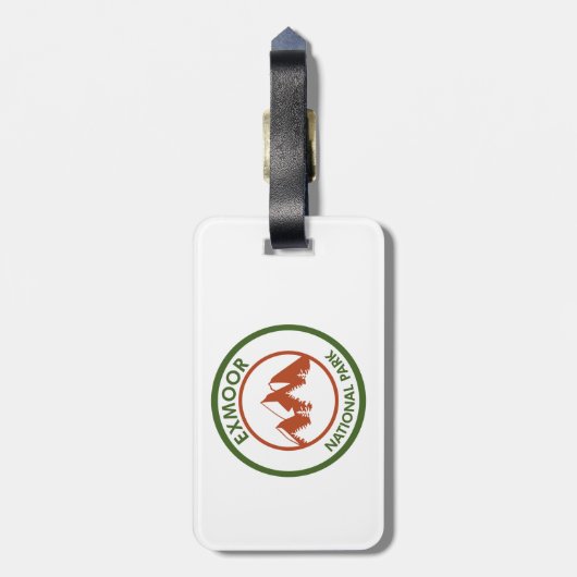Étiquette À Bagage Parc national Exmoor (Dos Vertical)