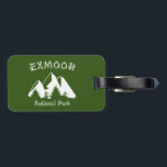 Étiquette À Bagage Parc national Exmoor<br><div class="desc">Exmoor est plus ou moins définie comme une zone de lune en pente dans l'ouest de Somerset et le nord de Devon dans le sud-ouest de l'Angleterre. Il porte le nom de la rivière Exe, dont la source est située au centre de la région, à trois kilomètres au nord-ouest de...</div>