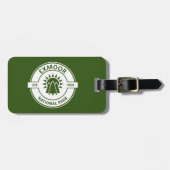 Étiquette À Bagage Parc national Exmoor Sun Trees (Devant horizontal)