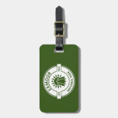 Étiquette À Bagage Parc national Exmoor Sun Trees (Devant Vertical)