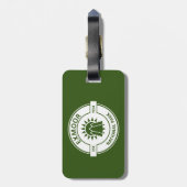 Étiquette À Bagage Parc national Exmoor Sun Trees (Dos Vertical)