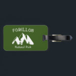 Étiquette À Bagage Parc national Forillon<br><div class="desc">Créé en 1970,  Forillon est le premier parc national du Québec au Canada. Le parc comprend des forêts,  des côtes de mer,  des marais salants,  des dunes de sable,  des falaises et l'extrémité est des Appalaches.</div>