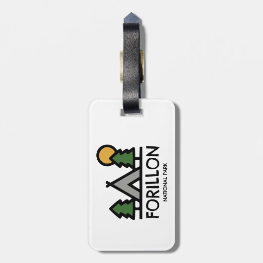 Étiquette À Bagage Parc national Forillon (Dos Vertical)