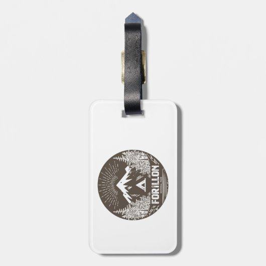 Étiquette À Bagage Parc national Forillon (Dos Vertical)