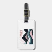 Étiquette À Bagage Parc national Fundy Collines colorées (Devant Vertical)