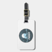 Étiquette À Bagage Parc national Fundy Deer (Devant Vertical)