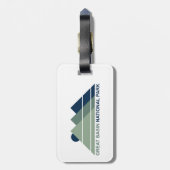 Étiquette À Bagage Parc national Great Basin Mountain Sun (Dos Vertical)