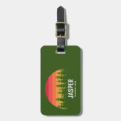 Étiquette À Bagage Parc national Jasper (Devant Vertical)