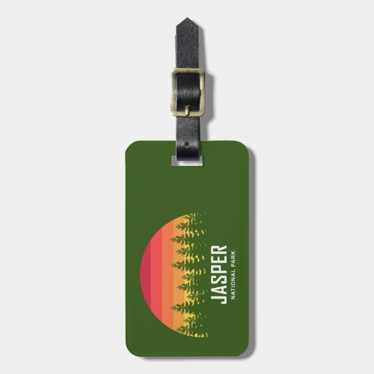 Étiquette À Bagage Parc national Jasper (Devant Vertical)